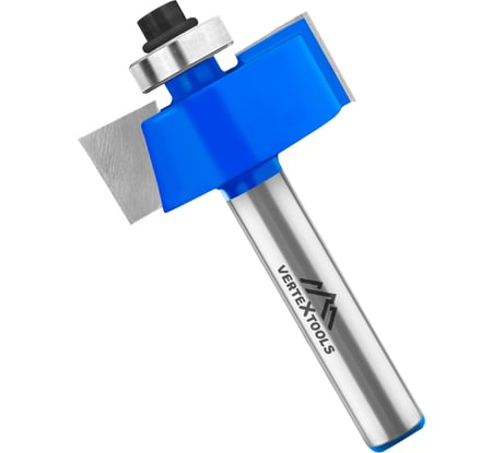 Фреза фальцевая хв-к 8 мм, d-31.8 мм, h-12.7 мм, l-57 мм vertextools 3527-081332