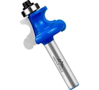 Фреза фигурная с подшипником хв-к 8 мм, d-32 мм, h-20 мм, b-9.5 мм, r-4 мм, l-63.3 мм vertextools 3539-082032