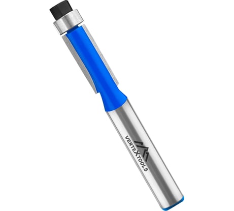 Фреза для выборки заподлицо с нижним подшипником, хвостовик 8 мм, d-8 мм, h-20 мм, l-70 мм vertextools 3511-082008