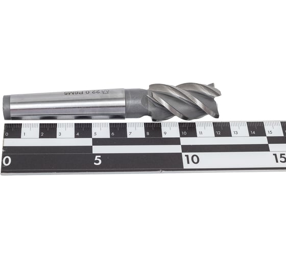 Фреза концевая (22х123х38 мм; Р6М5; 4 перая; к/х КМ2) GRIFF a310045