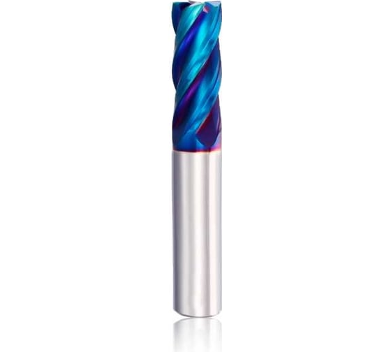 Концевая фреза OCT700 D8x20xd8xL60 мм, Z=4, покрытие Blue-nano OILCOOL OCT700-D820860F4 1