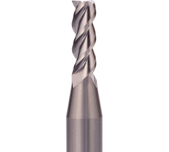 Фреза концевая твердосплавная по алюминию 2x6х50 мм, 3z, S4 мм H-Tools 6729-020