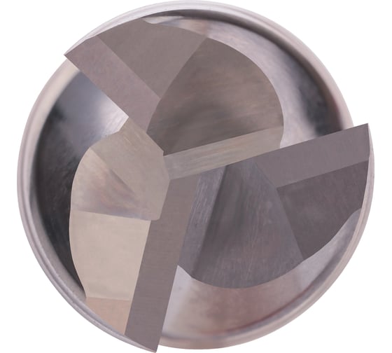Фреза концевая твердосплавная по алюминию 10x50x100 мм, 3z, S10 мм H-Tools 6733-100