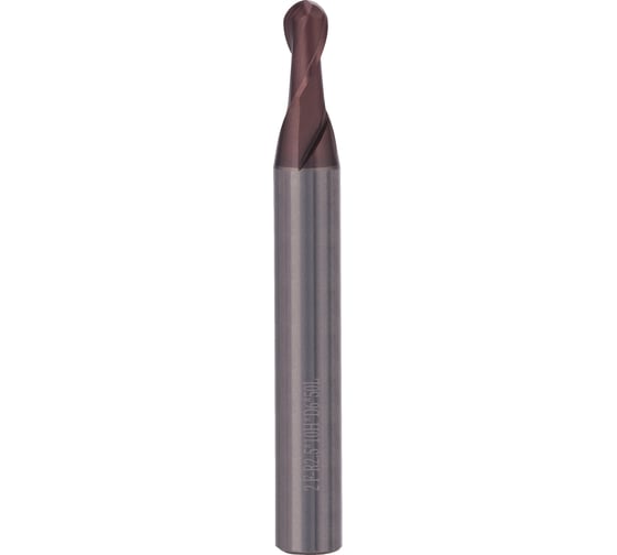 Фреза концевая твердосплавная радиусная R2.5 5x10x50 мм, 2z, P20 TiALN, S6 мм H-Tools 19969-050 1