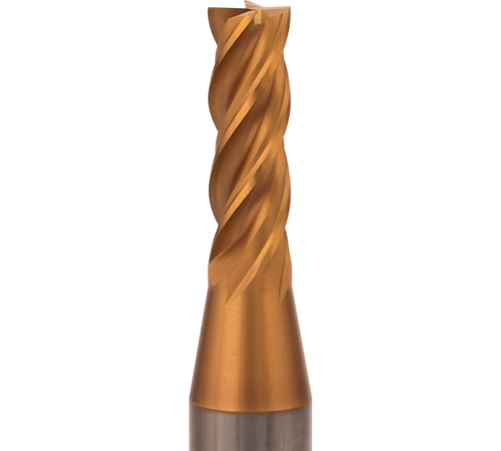 Фреза концевая твердосплавная 3x9х50 мм, 4z, P30 TiSiCrN, S6 мм H-Tools 6804-030