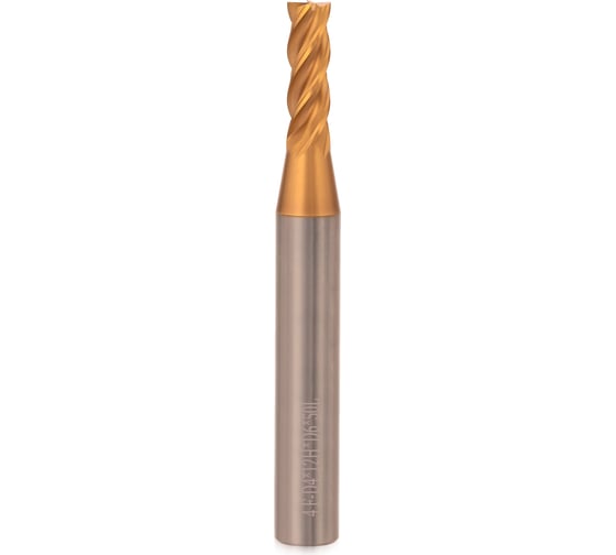 Фреза концевая твердосплавная 4x12x50 мм, 4z, P30 TiSiCrN, S6 мм H-Tools 6804-040