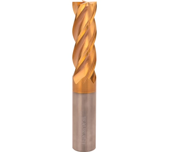 Фреза концевая твердосплавная 6x18x50 мм, 4z, P30 TiSiCrN, S6 мм H-Tools 6804-060 1