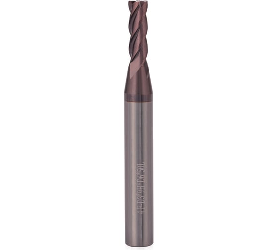 Фреза концевая твердосплавная 3x9х50 мм, 4z(R0.2), P20 TiALN, S6 мм H-Tools 19964-030 1