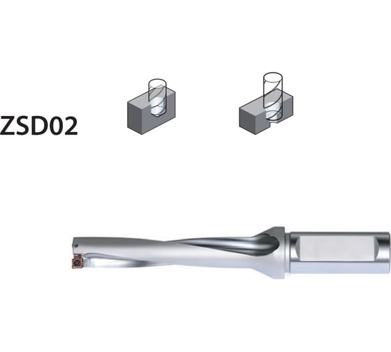 Сверло корпусное ZCC-CT ZSD02-170-XP20-SP05-02