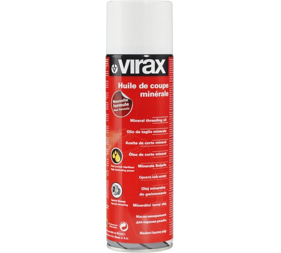 Смазочно-охлаждающая жидкость, спрей 0.5 л VIRAX 110200