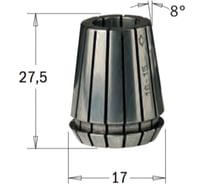 Цанга высокоточная ER16 D 10 мм CMT 184.100.16