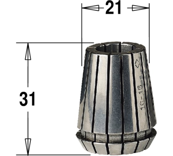 Цанга высокоточная ER20 D 6.35 мм CMT 184.064.20 1