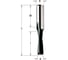 Фреза HW (12x30x58 мм; Z 2; S 8 мм; RH) для дюбельного фрезера MAFELL CMT 312.120.11 1