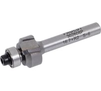 Фреза радиусная с полками (калевка) по древесине, фанере R=2 мм, D=16.7x8.7 мм, S=6 мм PROCUT 302608P