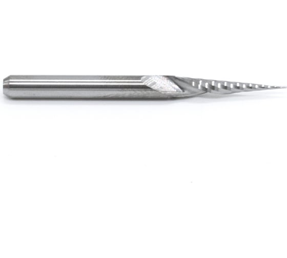 Фреза спиральная коническая однозаходная MF-K1QXJ60.530 (0.5х6х30х75 мм, R0.25 мм) МНОГОФРЕЗ 10772 1