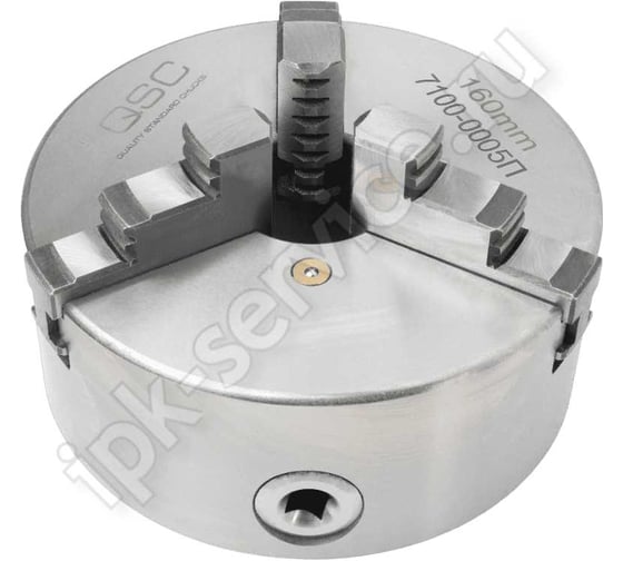 Патрон токарный 7100-0033 200 мм, 3-х кулачковый I-QSC ИПК 7100-0033I-QSC
