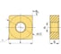 Пластина токарная SNMG 120404-GM по стали, 10 шт HARDSTONE 4603390581997 3