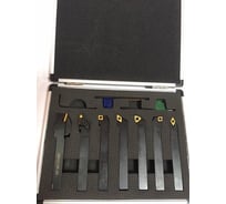 Набор резцов с механическим креплением пластин (7 шт; сечение 10x10 мм) Stalex 21020013