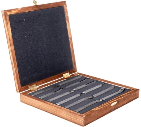 Набор резцов c твердосплавными напайками (12 шт; 12х12 мм; Т5К10) MetalMaster 17669