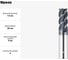Фреза G1-4FS-0150-MX45 1.5х4х50 мм, хв-к 4 мм, Z=4 АКСИС 00001371623 3