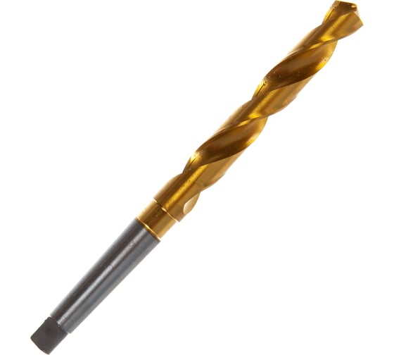 Сверло по металлу Профоснастка 19 мм КМ2 HSS M2 TIN/118 DIN 345, 1 шт., №2108 30205108 1