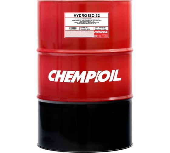 Гидравлическое масло Hydro ISO 32 на минеральной основе 60 л CHEMPIOIL CH2101-60-E 1