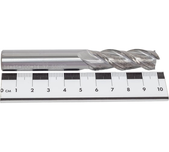 Фреза твердосплавная PTRM-55, 14x45x100x14 мм, 3Z, uncoated ProTR 55-00033