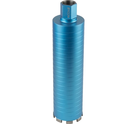 Коронка алмазная сверлильная по бетону 102 мм, 1 1/4", микроудар BYCON D2011102M