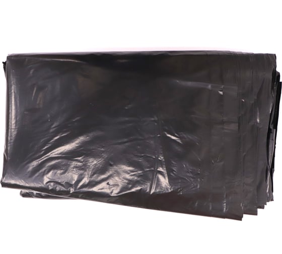 Мусорный пакет ПВД, 180л, 50мкм, 90x110см, 50 шт/пласт, черный ACG 1023600