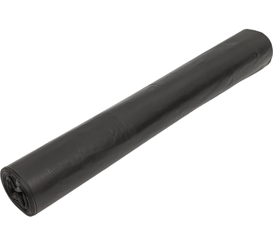 Мусорный пакет ПВД, 120л, 30 мкм, 10 шт/рулон, 70x110см, черный ACG 1023386