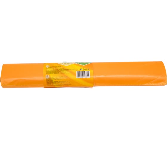 Мешки Ecoclean (120 л, 10 шт, ПВД, прямой шов, желтый, 40 мкм, 70х108 см) Концепция Быта 3842