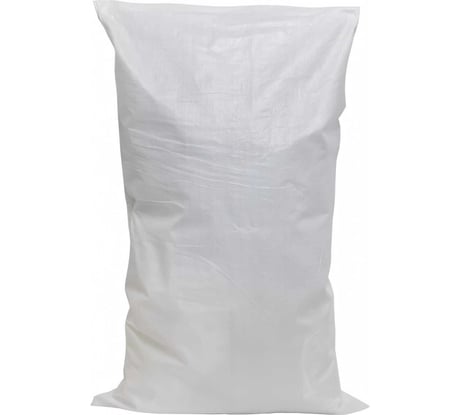 Увеличенный мешок для строительного мусора полипропиленовый, белый, нагрузка до 70 кг, 70x120 см DINFIX 00-0003964