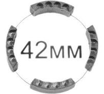 Комплект сегментов для восстановления алмазной коронки 42 мм, 4 шт KEOS DS042