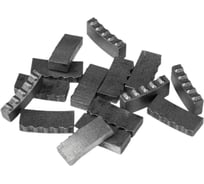 Комплект сегментов для восстановления алмазной коронки 122 мм, 10 шт KEOS DS122