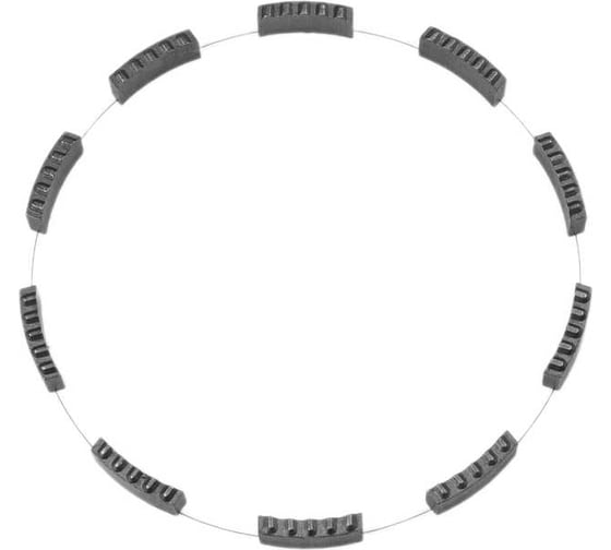 Комплект сегментов для восстановления алмазной коронки 122 мм, 10 шт KEOS DS122