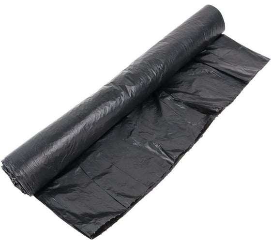 Мешки для мусора ПВД Элементари 120 л, 25 мкм, черные, 67x100 см, 20 шт/рул ООО Комус 1825063 1