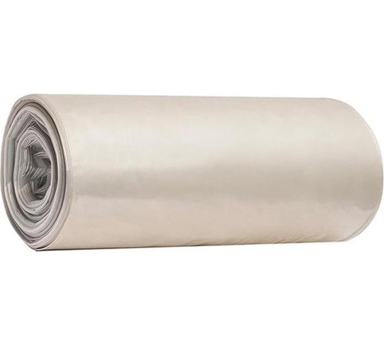 Мешки для мусора ПВД, 120 л, 30 мкм, 10 шт/рул, прозрачный ООО Комус 1426062