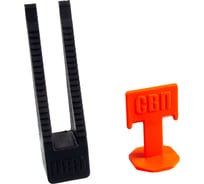 Система выравнивания плитки Зажим "Флажок" + Клин (1.4 мм; 40 шт.) DECOR 339-4040