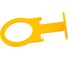 Зажим "Кольцо" СВП (1.4 мм; оранжевый; 500 шт.) DECOR 449-2500 5