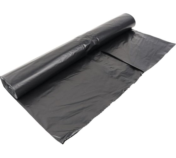 Мешки для мусора ООО Комус ПВД, 240 л, 22 мкм, 10 шт., черные, 100x120 см 1808661