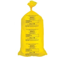 Медицинские мешки для мусора АКВИКОМП 20 шт., класс Б, 100 л, 60х100 см 104676