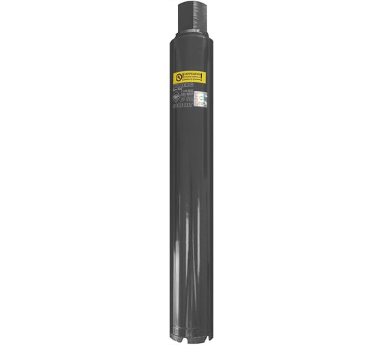 Коронка алмазная Super Hard 62x450 мм, 1 1/4 UNC Hilberg HH807 1