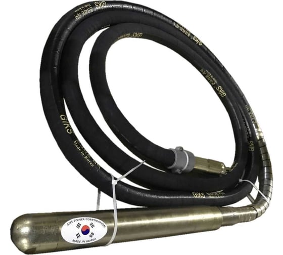 Вал глубинного вибратора Premium 38 мм, 6 м, шестигранник GIKS GS38L6 1