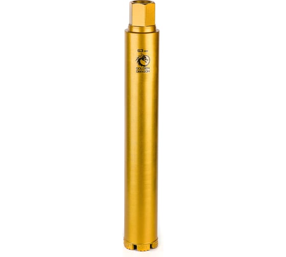 Коронка алмазная по бетону 63/400 мм, 6 сегментов, 1 1/4 GOLDEN DRAGON 063/400.11/4.GD