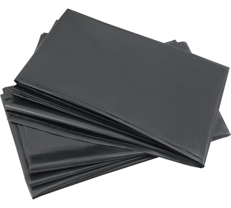 Мешки прочные для мусора 120 л, 70x110 см, черные, 50 шт, ПВД, 28 мкм ОФИСМАГ 608326