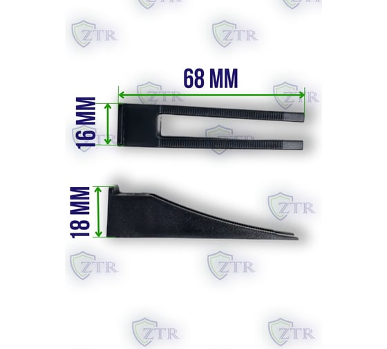 Система выравнивания плитки – клинья, 250 шт ZTR 3005