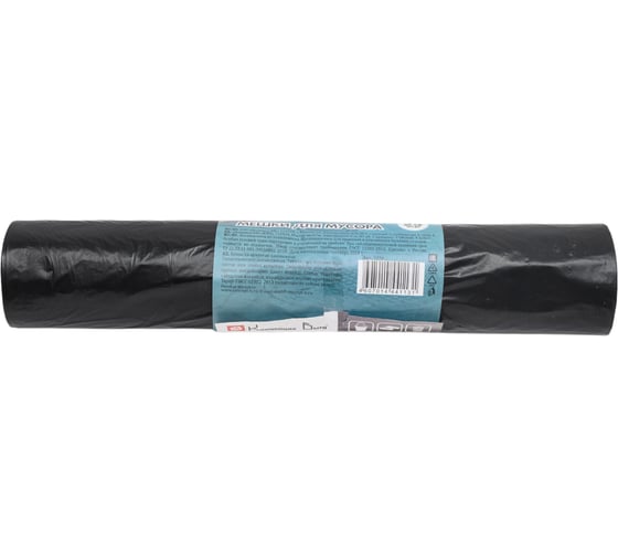 Мешки для мусора черные PracticBag (25 шт; 120 л; 70x110 см; 35 мкм; ПВД) Концепция Быта 01138