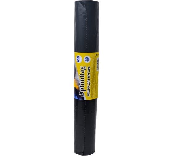 Мешки для мусора OptimBag (25 шт; 180 л; 90x110 см; 45 мкм; ПВД) Концепция Быта	01114