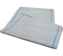 Мешки полиэтиленовые тканые 500 шт, 56x105 см, белый с полосками РОМТО 644