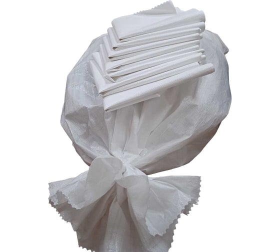 Мешки тканые 100x150 см, белый, 50 шт РОМТО 729